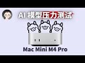 多花 1000 美金买 Mac mini M4 Pro 值不值？用 AI 大模型给它上上压 | 回到Axton