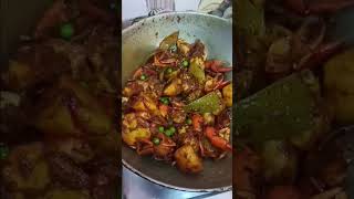 সমুদ্র কাঁকড়া রেসিপি ঝাল ঝাল রেসিপি । #youtubeshorts #bengali #recipe #share