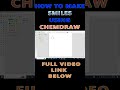 how to convert structure to smiles on chemdraw software