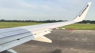 Ryanair B737-800 Morning pushback \u0026 Take-off Stansted Airport (STN) ✈️ 🇬🇧