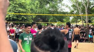 VOLLEYBALL TANJUNG ARU SET3 RUMBLE GAMPUNG NURSIDIK BALTAZAR VS ANRIE ESMAIL SARIFUL