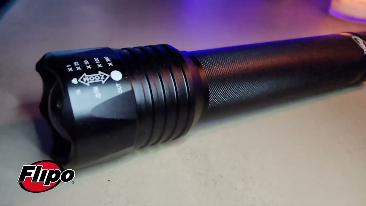 Stinger 2000 Tactical Flashlight New From FLIPO - YouTube