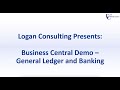 Business Central Demo - General Ledger and Banking