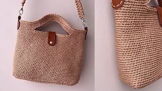 The bag from the future! Simple crochet for a spectacular result