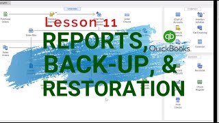 Lesson 11 Reports, Back-up, and Restoration: QuickBooks for your Business