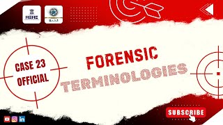 FORENSIC TERMINOLOGIES
