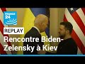 REPLAY - Conférence de presse des présidents Joe Biden et Volodymyr Zelensky à Kiev • FRANCE 24