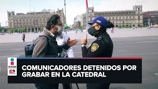 Separan del cargo a policías capitalinos que agredieron a reporteros