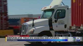 Tech Tuesday: Driverless trucks making deliveries