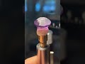 cutting raw amethyst into a polished gem faceted by michael moriarty amazing beautiful gemstone