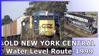 Tracks of the Old NYC - CSX in 1999 (Water Level Route)