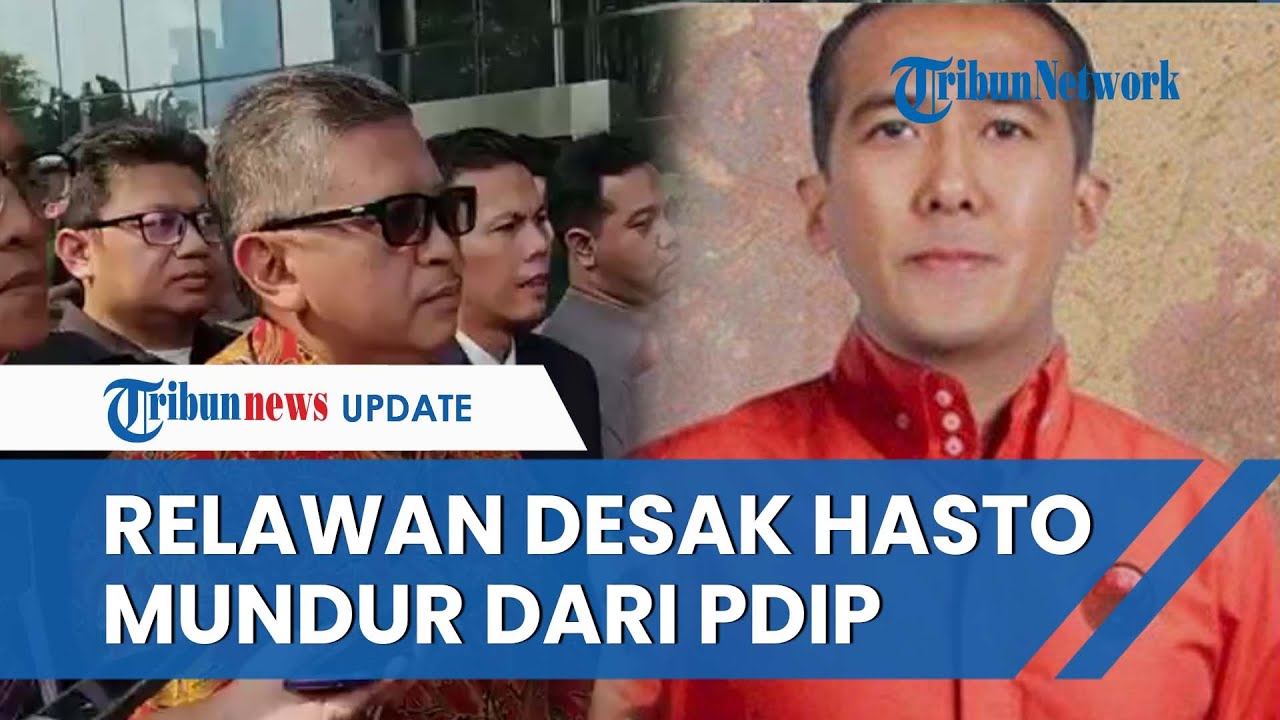 Hasto Kristiyanto Didesak Mundur Dari Sekjen PDIP Soal Harun Masiku ...