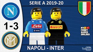 Napoli Inter 1-3 • Serie A 2019/20 • Gol e Sintesi 06/01/2020 • All Goal Highlights Lego Football