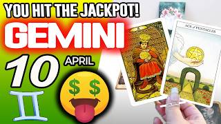 Gemini ♊🤑YOU HIT THE JACKPOT!💲💲 horoscope for today APRIL 10 2026 ♊ #gemini tarot APRIL