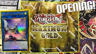 Yu-Gi-Oh! Maximum Gold Unboxing From Konami!