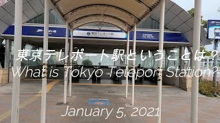 Did you come to Tokyo Teleport Station?