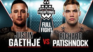 [HD] Full Fight | Justin Gaethje vs Richard Patishnock (Lightweight Title Bout) | WSOF 8, 2014