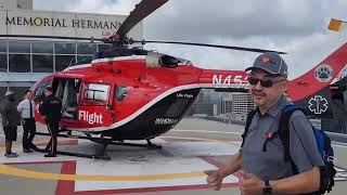 Marion's Triumphant Return to the Life Flight Helipad: An Inspiring Interview KRPC Channel 2 Houston