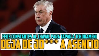 ANCELOTTI NOS VA PREPARANDO PARA ALABA ANTES QUE ASENCIO Y VUELVE A FALTAR RESPETO AL CANTERANO