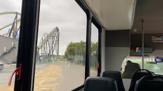 Green Lantern Six Flags Great Adventure Summer 2024 ~ Restricted Area Bus Tour