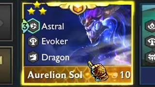 AURELION SOL 3 STAR ⭐⭐⭐ ft. 9 Astral + Wise Spending | TFT Set 7: Dragonlands