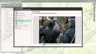 Civil War Interactive Map Application