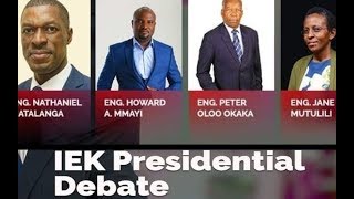 The Institution of Engineers of Kenya (IEK) Presidential Debate