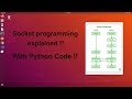 Socket programming explained | With python code | #socket #python