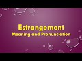 Estrangement Meaning and Example Sentences