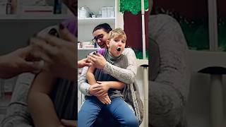 😂Kid Sings His Favourite Song After Vaccine #shorts