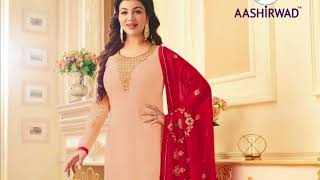 AASHIRWAD CREATION JASHN GEORGETTE | SALWAR | SUITS WHOLESALE SUPPLIER