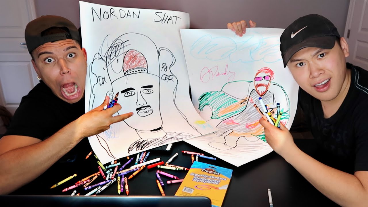 Drawing Youtubers Challenge Youtube