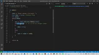 Reading Input Until Input Fails