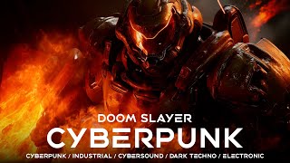 1 HOUR | Doom Slayer | Aggressive Cyberpunk Music / Industrial / Dark Techno / Dark Electro Mix