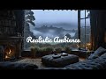 🔥 Misty Scottish Castle View & Fireplace Ambience | Relax, Read & Sleep | No Ads 🏰