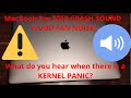 MacBook Pro 2019 Crash Sound - Kernel Panic (Loud Fan Noise) 💻⚠️🔊