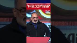 Union Minister Rajeev Chandrashekhar Congratulates Digit For Organizing Incredible Show #shorts