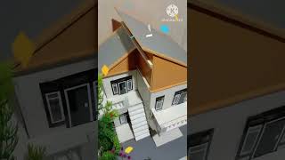 membuat MINIATUR RUMAH minimalis #short