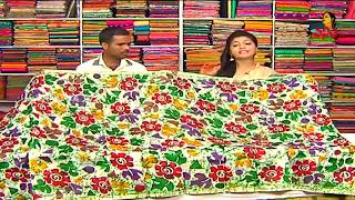 Beautiful Chanderi Fancy Saree with Shibori Printed Design || New Arrivals || Vanitha TV