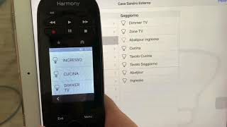 Logitech Harmony Remote and BTicino MyHome SCS