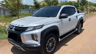 Mitsubishi Triton 2019 car for sale $14500 - ឡានលក់ 14500$ អត់អាវ Mitsubishi Triton ឆ្នាំ 2019 ស្អាត