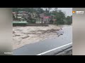 cloudburst in sikkim सिक्किम में बाढ़ से उजड़े परिवार रोते बिलखते बच्चे कर रहे इंतजार