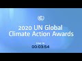 2020 un global climate action award ceremony