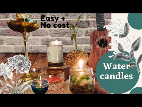 Water Candles | NO WAX CANDLES | 4 Easy Way To Make Water Candles - YouTube