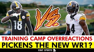George Pickens The New Steelers WR1? Steelers Training Camp Overreactions Ft. Kenny Pickett