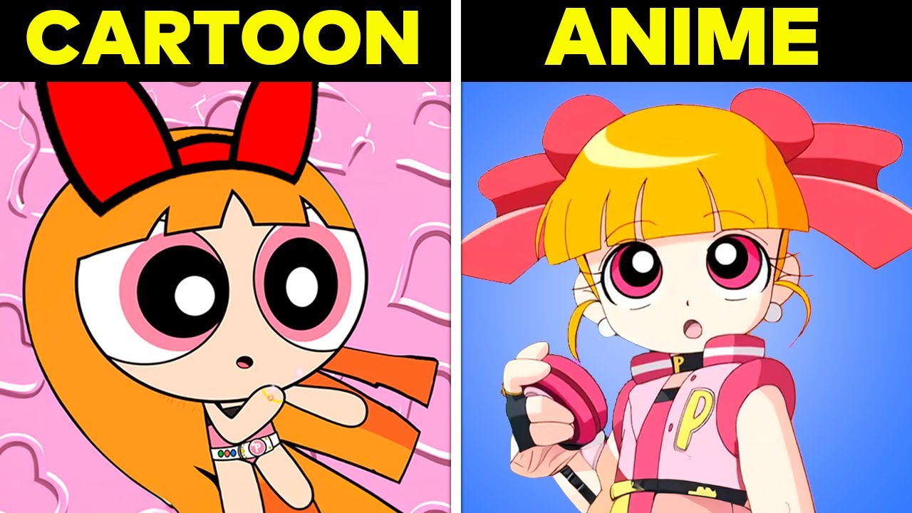 Cartoons In Anime Form