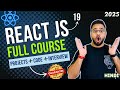 ReactJS Full Course in Hindi – Beginner to Advanced with Projects + Interview Guide
