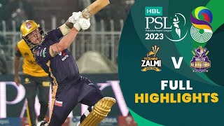 Full Highlights | Peshawar Zalmi vs Quetta Gladiators | Match 25 | HBL PSL 8 | MI2T