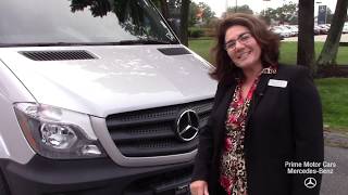 2016 Mercedes-Benz Sprinter 2500 Passenger 144 WB BlueTEC® video tour with Tina