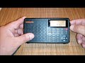 XHDATA D-109 LW/MW/SW/FM/BT/MP3 Portable Radio Review - My Full Xhdata D-109 Shortwave Radio Review